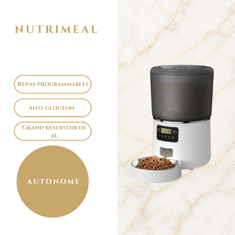 NutriMeal – Le distributeur de croquettes programmable et hermétique